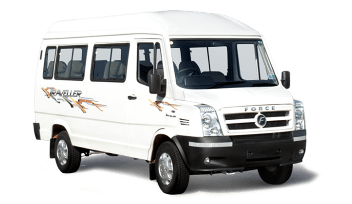 traveller bus price 17 seater on rent